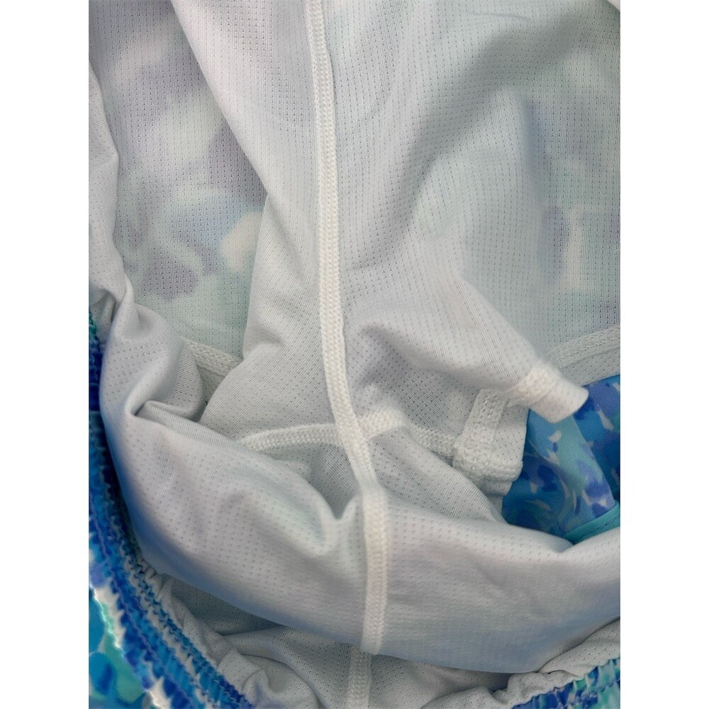 Lilly Pulitzer Luxletic Ocean Trail Shorts Blue Haven Preppy Athleisure, XS - Picture 5 of 7